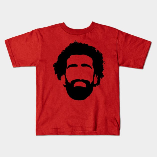 Mo Salah the Egyptian King LFC Liverpool Football Club Kids T-Shirt by peterdy